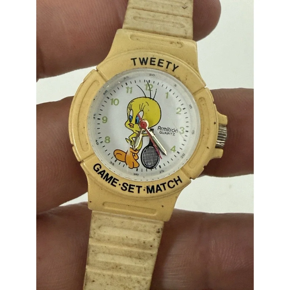 TWEETY ARMITRON KIDS WATCH ALL WEATHER BAND , Untested